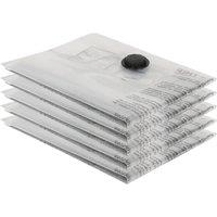 Harbour Housewares Vacuum Storage Bags - Large (60 x 80cm) - Grey - Pack of 5