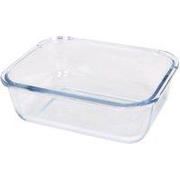 Argon Tableware Rectangular Glass Cake Dish - 17cm x 12.5cm - 1x Small Baking Tray in Clear | Size: 17 cm x 12.5 cm