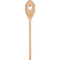 Argon Tableware Wooden Heart Cooking Spoon - 30cm in Brown