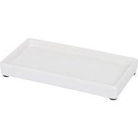 Harbour Housewares Ceramic Soap Dispenser Tray - White