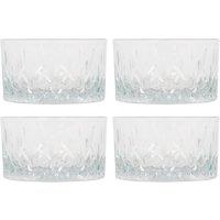 LAV Odin Glass Snack Bowls - 9.5cm - Pack of 4 in Clear