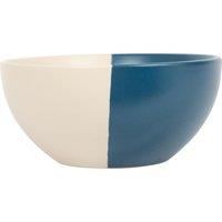 Nicola Spring Dipped Stoneware Cereal Bowl - 16.5cm in Navy