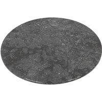 Argon Tableware Round Marble Chopping Board - 30cm - White in Black