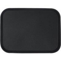 Argon Tableware Rectangle Non-Slip Serving Tray - 56cm x 41cm - Black | Size: 56 cm x 41 cm