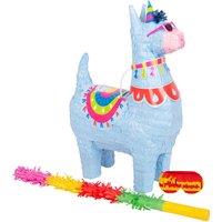 Fax Potato Llama Pinata Set with Stick & Blindfold