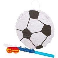 Fax Potato Football Pinata Set with Stick & Blindfold in Blue