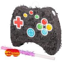 Fax Potato Game Controller Pinata Set with Stick & Blindfold in Pink