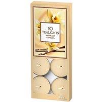 Marco Paul 10 Pack Vanilla Scented Candle Tealights in Beige