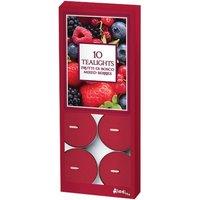 Marco Paul 10 Pack Berries Scented Candle Tealights in Red