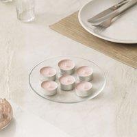 Marco Paul 10 Pack Rose Scented Candle Tealights in Baby Pink