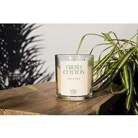 Marco Paul Cotton Scented Jar Candle Large Candles Scented in White