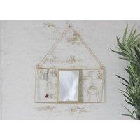 Marco Paul Gold Wall Mirror & Jewellery Holder Wall Art for Bedroom