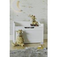 Marco Paul Wooden Toybox Chest Toy Storage Baby Box in White