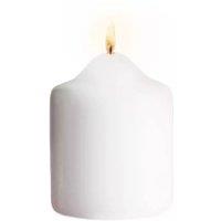 Marco Paul 8cm Ivory Unscented Pillar Candle Long Burning