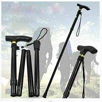 Marco Paul Black Folding Unisex Walking Stick