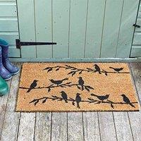 Marco Paul Non Slip Door Mat - Bird Song | Size: Medium