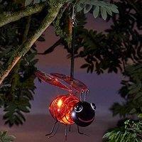 Marco Paul Solar Bug Light - Ladybird in Red