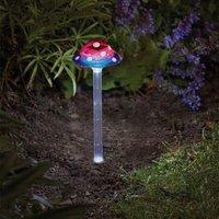 Marco Paul Large Solar Mushroom Stake Light - Purple