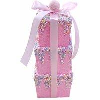 Garden Greatness Large Pink Stacked Gift Candy Hanging Decoration | Size: 1 Pack