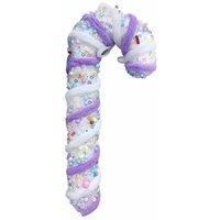 Garden Greatness Purple Candy Cane Hanging Decoration | Size: 1 Pack