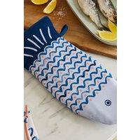 Ulster Weavers 'Catch of the Day' Food Print Gauntlet Oven Glove
