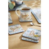 Ulster Weavers 'Pantry Cats' Floral Print Printed MDF Coasters (4 Pack)