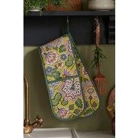 Ulster Weavers 'Emmeline' Floral Print Double Oven Glove in Green