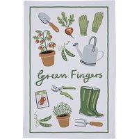 Ulster Weavers 'Green Fingers' Leaf Print 100% Cotton Tea Towel