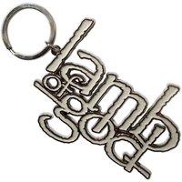 Lamb Of God Band Logo Keyring Keychain in Silver