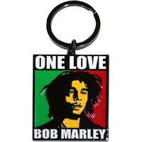 Bob Marley One Love Keyring Keychain in Black