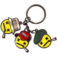 Bad Boy Chiller Crew Emblem Charms Keychain Keychain in Yellow