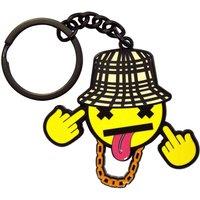 Bad Boy Chiller Crew Disrespectful Emblem Crew Keychain in Yellow