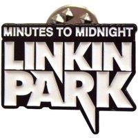 Linkin Park Minutes To Midnight Pin Badge in Black