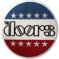 Doors Logo Stars & Stripes Standard Woven Patch in White