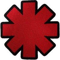 Red Hot Chili Peppers Asterisk Cut-Out Standard Woven Patch in Red