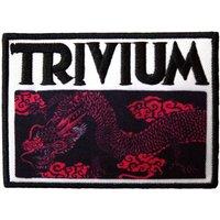 Trivium Deadmen & Dragons Silhouette Standard Printed Patch in White