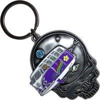 Grateful Dead Space Your Face Bus Keyring Keychain in Black