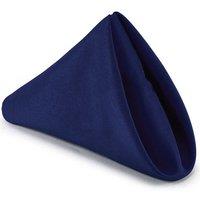 Neel Blue 20 Inch Polyester Table Napkins, Reusable, Wrinkle-Resistant - 50x50cm in Navy | Size: 50x50 cm
