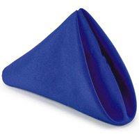 Neel Blue 20 Inch Polyester Table Napkins, Reusable, Wrinkle-Resistant - 50x50cm in Blue | Size: 50x50 cm