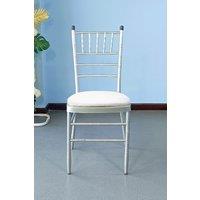 Neel Blue High Back Spandex Dining Chair Pad Covers Removable & Washable Slipcovers in White