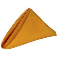 Neel Blue 20 Inch Polyester Table Napkins, Reusable, Wrinkle-Resistant - 50x50cm in Gold | Size: 50x50 cm