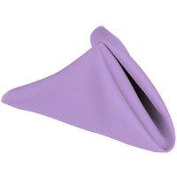 Neel Blue 20 Inch Polyester Table Napkins, Reusable, Wrinkle-Resistant - 50x50cm in Lavender | Size: 50x50 cm