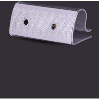Neel Blue 12pcs Plastic Tablecloth Clips with Hook & Loop Strips, 6.5cm x 2.5cm x 2.5cm in Clear | Size: 6.5 cm x 2.5 cm x 2.5 cm