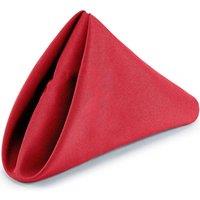 Neel Blue 20 Inch Polyester Table Napkins, Reusable, Wrinkle-Resistant - 50x50cm in Red | Size: 50x50 cm