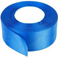 Neel Blue Double Sided Satin Polyester Ribbon Roll, 40mm x 25 Metres in Royal
