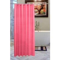 Neel Blue Shower Curtain With 12 Hooks, Mould & Mildew Resistant, Washable PEVA - 180x180cm in Pink | Size: 180 cm width x 180 cm drop