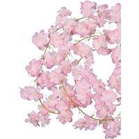 Neel Blue Artificial Silk Cherry Blossom Haning Vine - 144 Head - Baby Pink - 180cm long