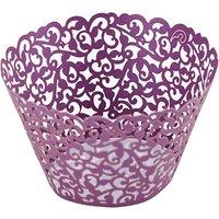 Neel Blue Cupcake Wrappers, Paper Muffin Holder, 25pcs in Purple