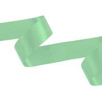 Neel Blue Double Sided Satin Polyester Ribbon Roll, 25mm x 10 Metres in Mint