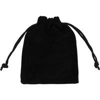 Neel Blue 10pcs Velvet Bags with Drawstring, 7cm x 9cm in Black | Size: 7 cm x 9 cm